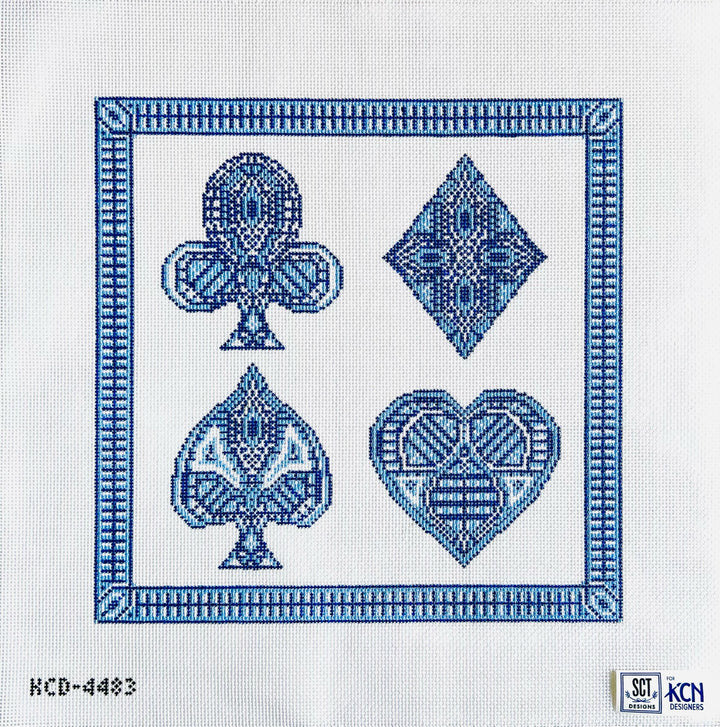 SCT KCD 4483 Blue Suits Pillow