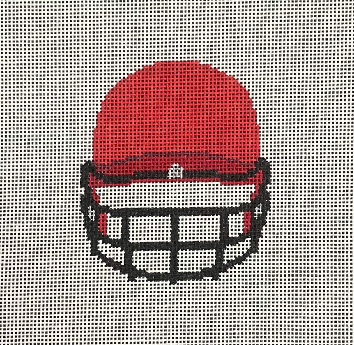 cross stitch football helmet Amanda Lawford AL-092 Baseball Helmet – Stitch by Stitch