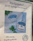 Stitch Style SS009 Blue Hydrangea Floral Arrangement