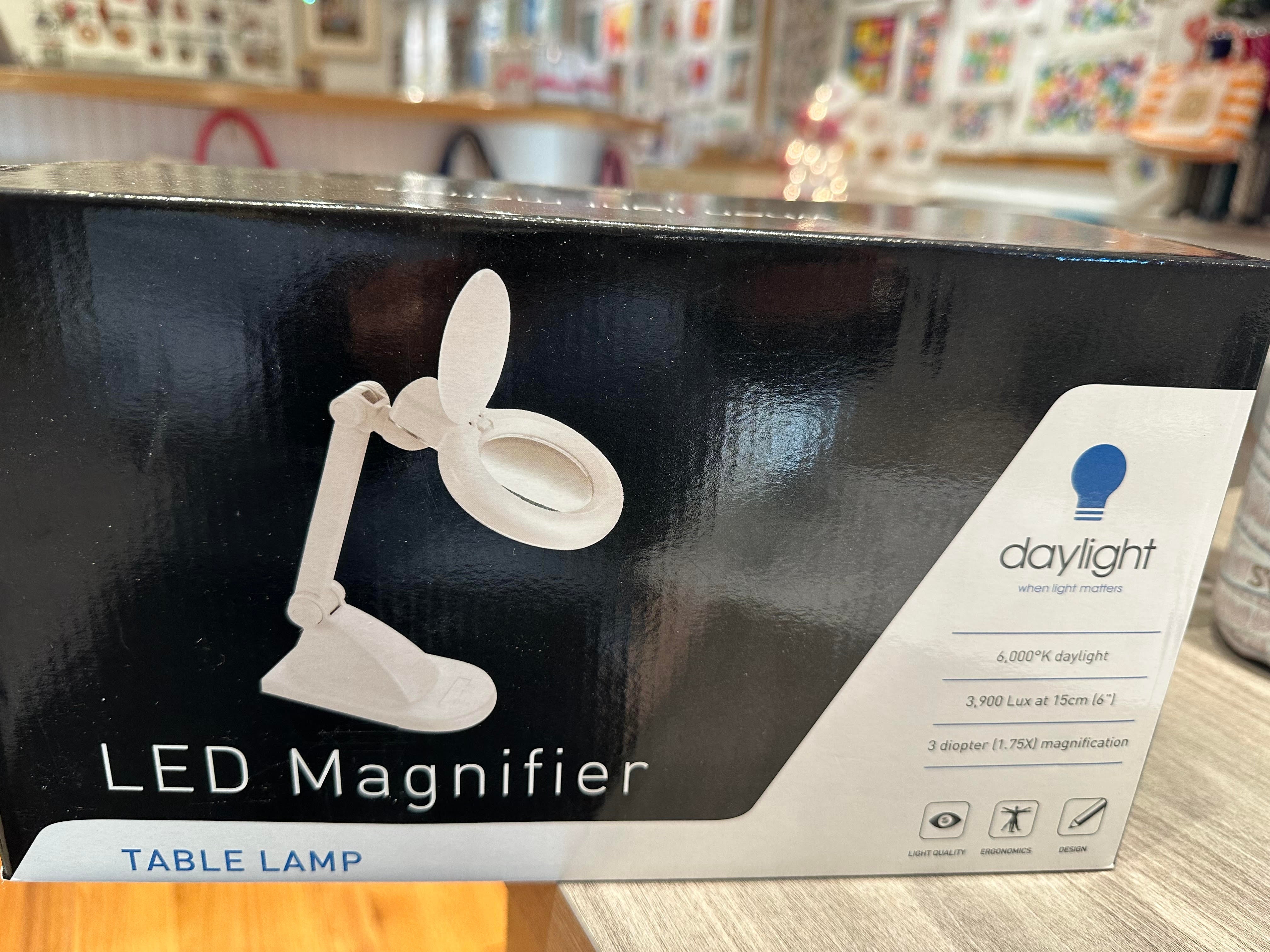 Daylight LED Magnifier - Table Lamp