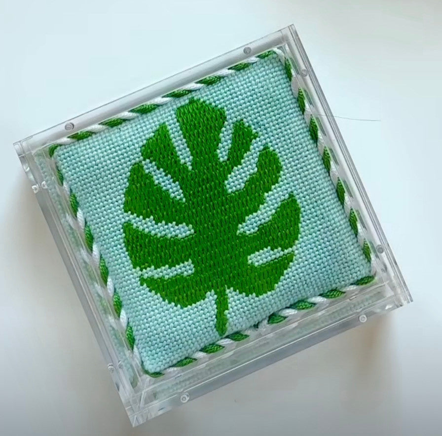 plastic plant coasters Penny Linn 4" Acrylic Square Coaster/Dish/Wine Caddy/Tray – Stitch by Stitch