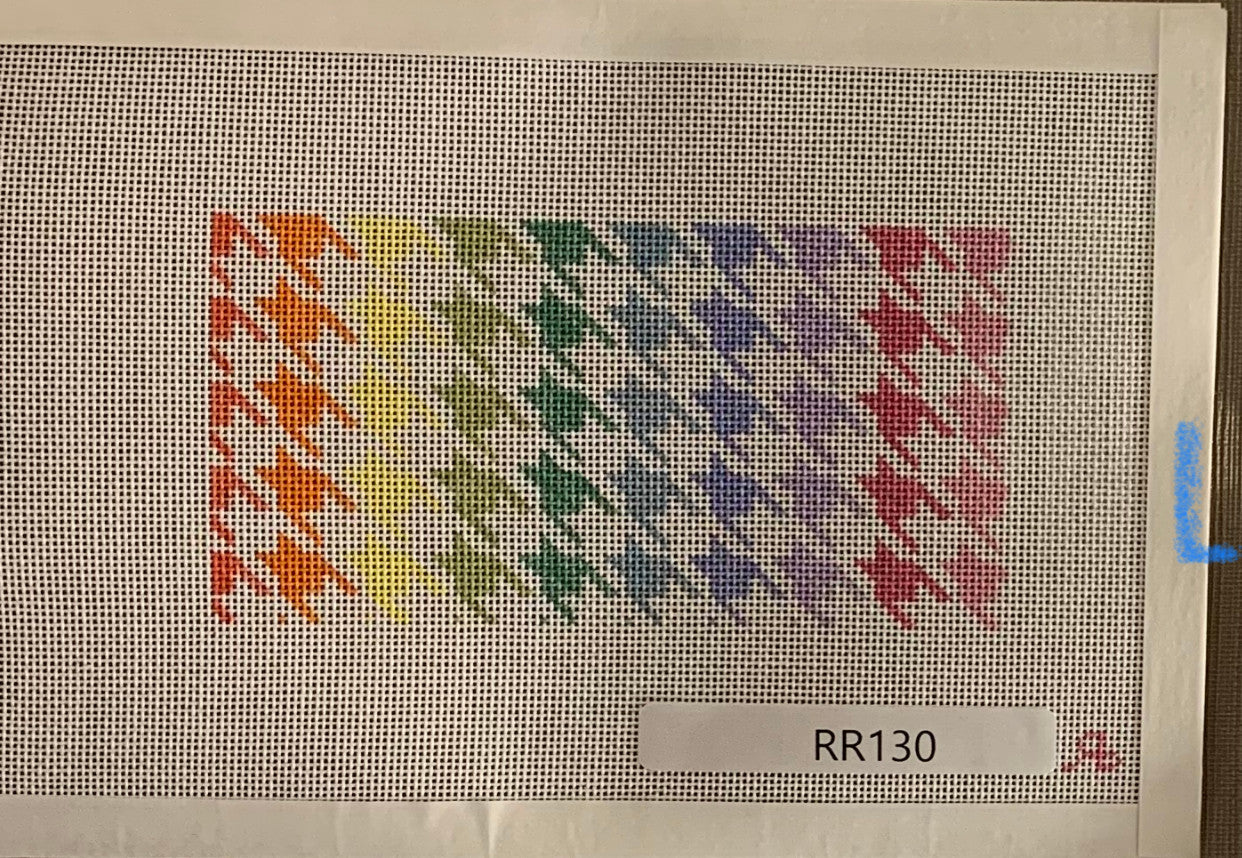 Rachel Barri RR130 Rainbow Ombre Houndstooth 3x6