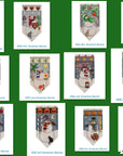 Rebecca Wood 459D April Snowman Banner