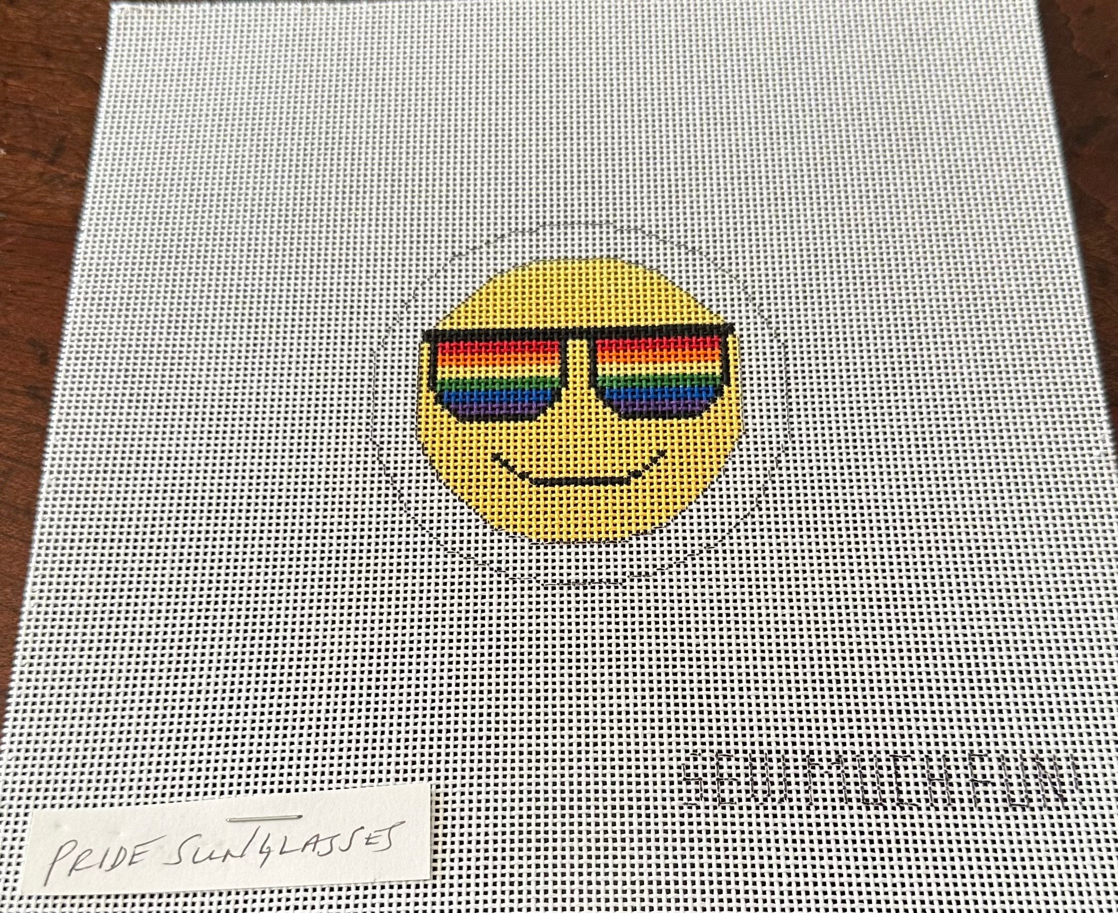 Sew Much Fun Pride Sunglasses Emoji