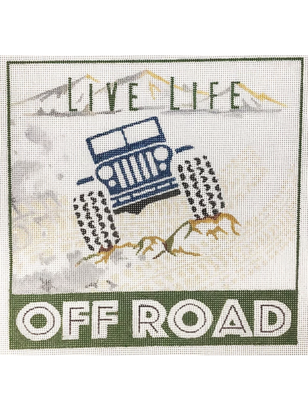 Oasis Needlepoint Live Life Off Road