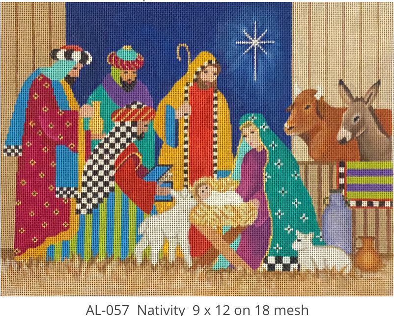 Amanda Lawford AL057 Nativity 18 mesh
