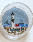 Penny Linn 4" Acrylic Round Coaster/Dish/Wine Caddy/Tray