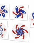 Melissa Shirley Flag Pinwheel Ornament 2326A