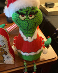 Sew Much Fun Green Monster Grinch -Stitch Guide available