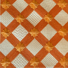 Oz Needle and Thread Orange Geometric with Stitch Guide