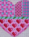 Associated Talents HE808 Hearts/Stripes/Plaid Heart