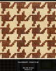 Kate Dickerson INSPCC-33 Houndstooth Brown & Tan Insert