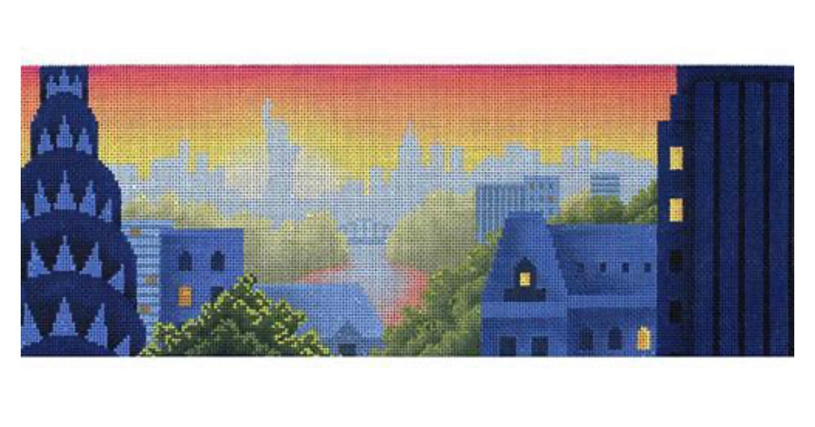 PLD Abigail Cecile AC037 Rooftops of NY STITCH GUIDE only16 mesh