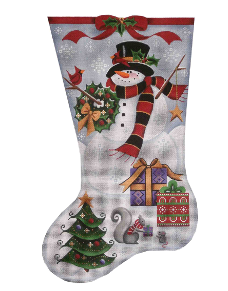 Rebecca Wood 1382b Happy Snowman