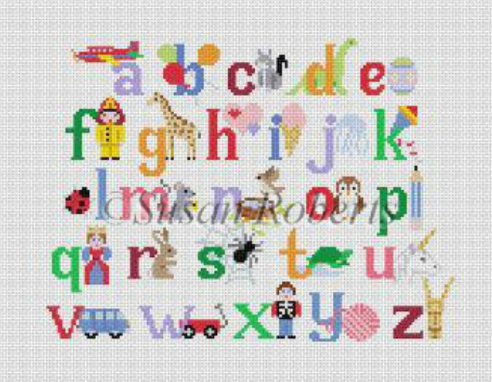 Susan Roberts 2307 Alphabet with Characters