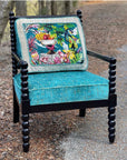 Colors of Praise FF366 Turquoise Tropical Floral