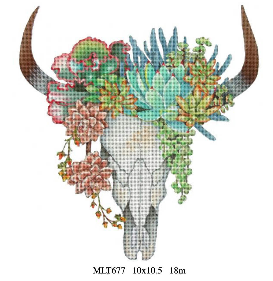 skull succulent Melissa Shirley MLT677 Succulent Skull