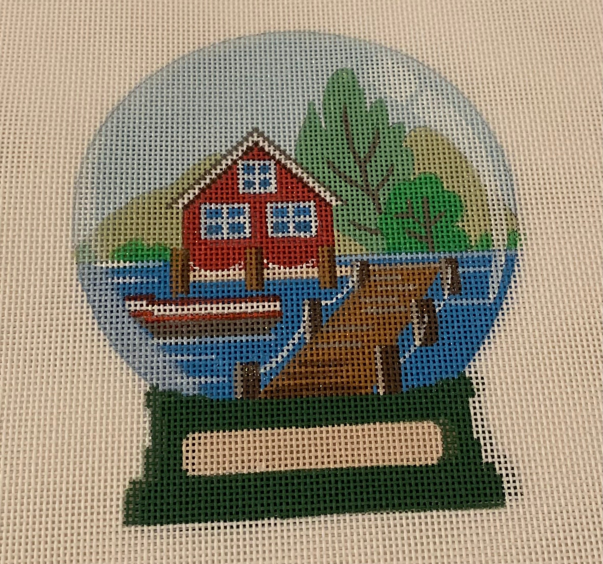 VNG Lake Snow Globe Stitch by Stitch