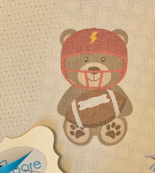 Moore Stitching Football Bear