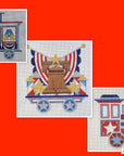Raymond Crawford Patriotic Train - Complete Set