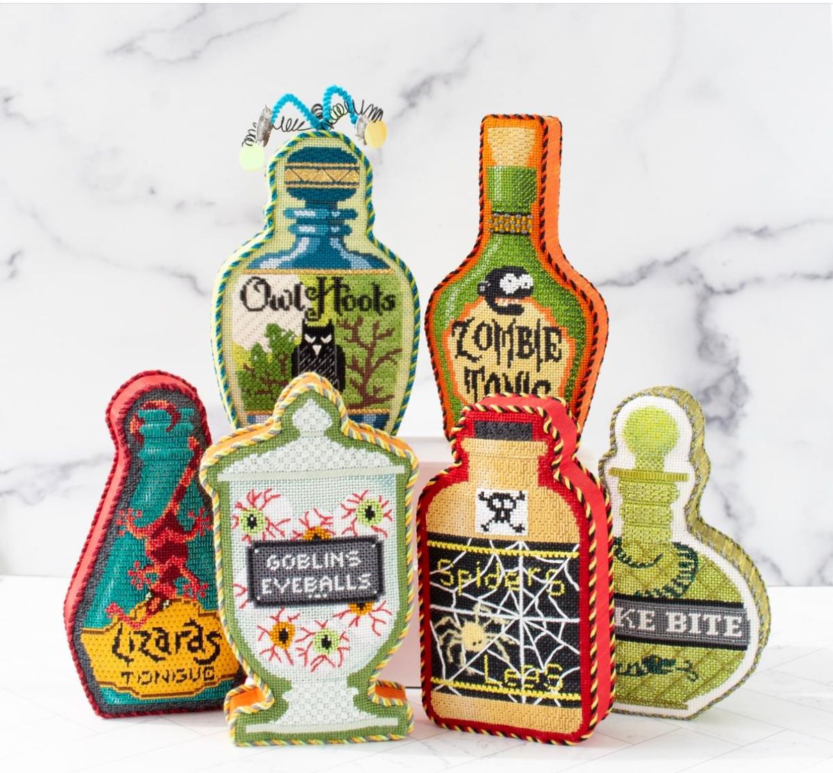 Kirk and Bradley Halloween Bottles