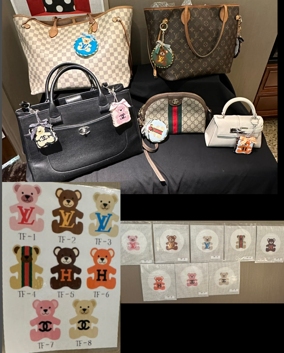 Alice Peterson Designer Inspired Bag Charms