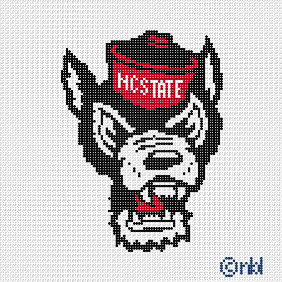 Needlepoint by Laura - North Carolina State