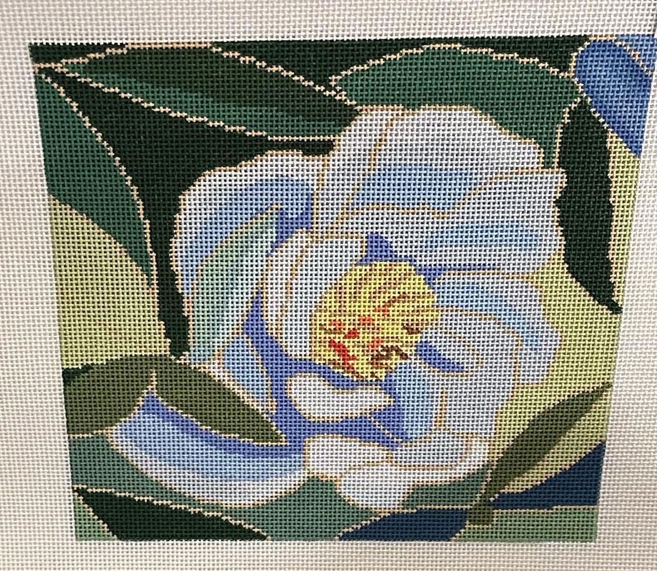 Blue Ridge Stitchery KMK6 Peony No. 1 – Stitch by Stitch