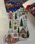 Rebecca Wood 1515 Santa Claus Is Coming To Town Stocking