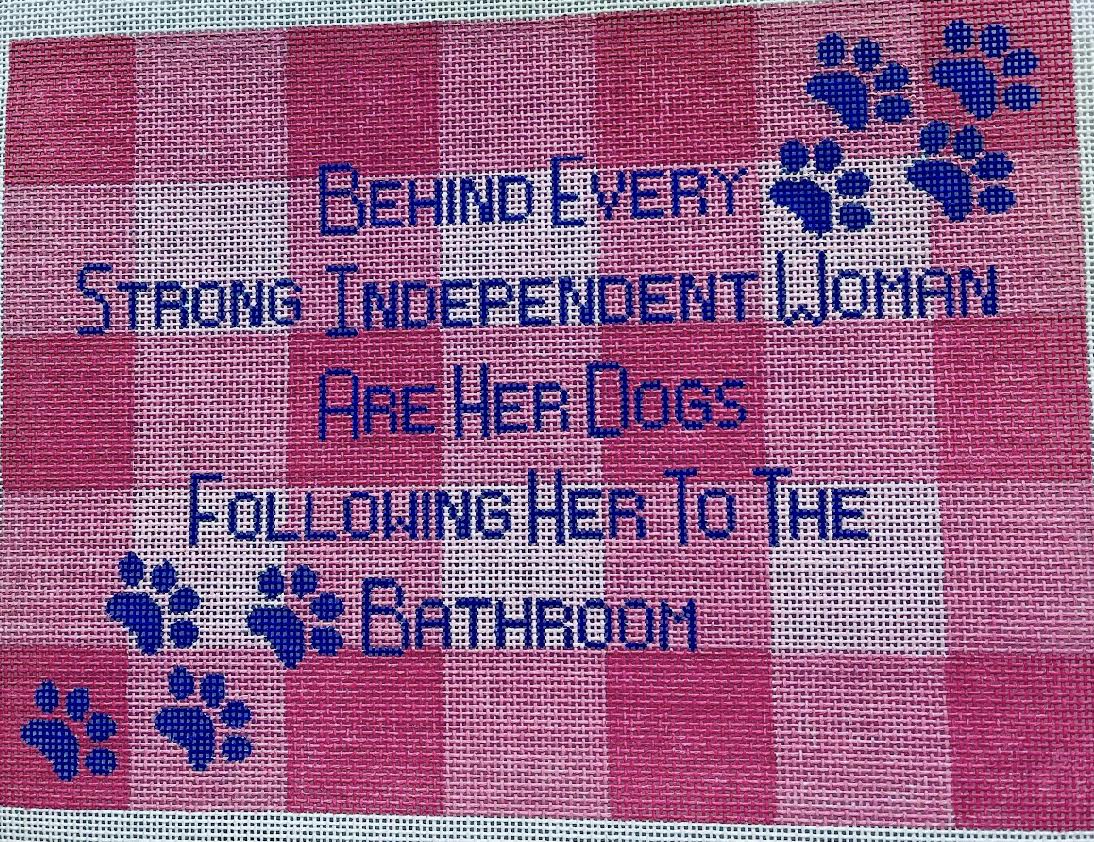 Tina Griffin Designs P/S-010 Dogs in Bathroom