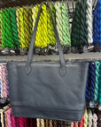 Ann Wheat Pace AWP799K Handbag Pillow Blue Bouquet