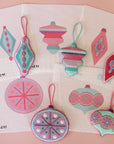 Nash and Daughters ND-198 Mid-century Mod Ornament-stripes