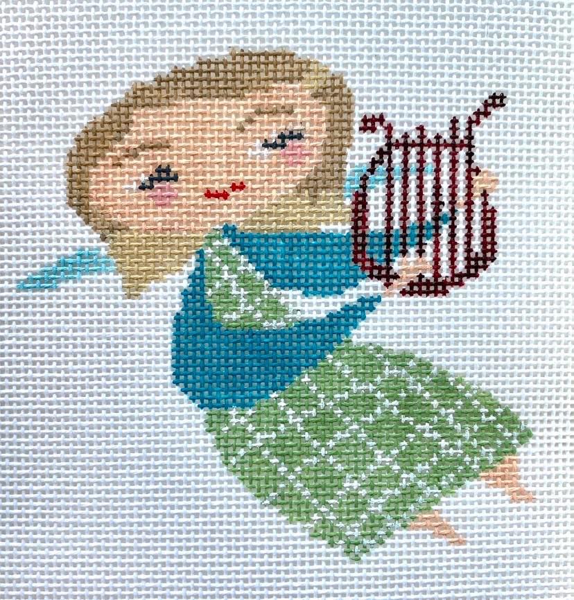 Plum Stitchery MB2-E Musical Angel - Lyre