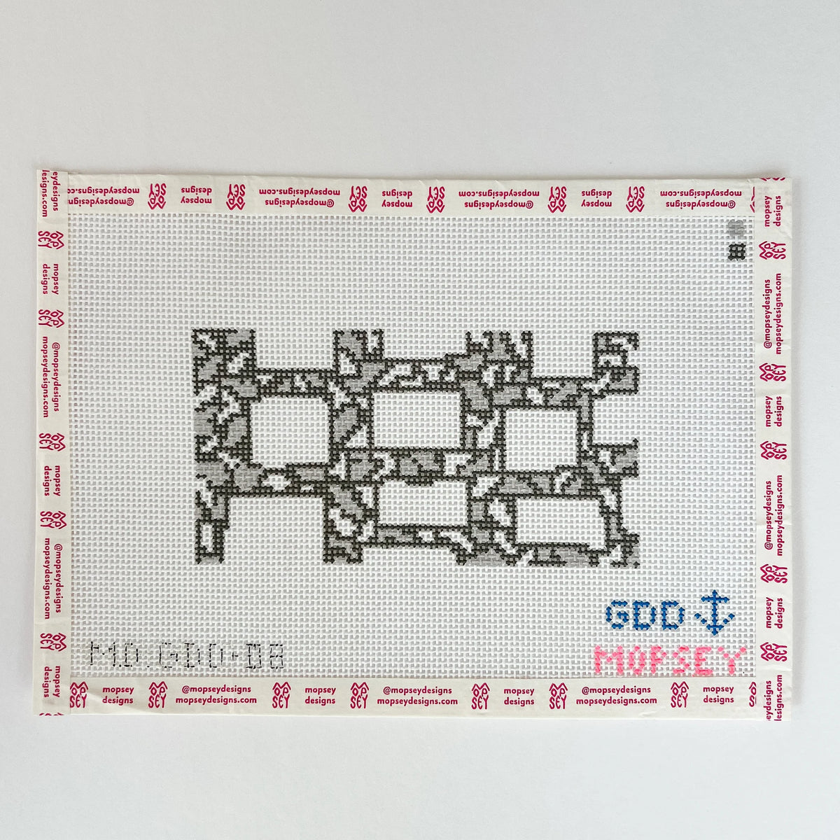 Mopsey Designs Grandy Deb B&amp;W Mosaic Tile MD.GDD-08