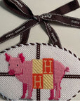 The Collection Froopy Designs FD38 Pig in an Hermes Blanket