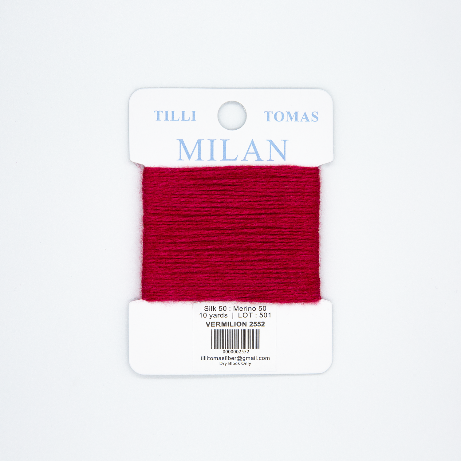 Milan Cards 2552 Vermillion