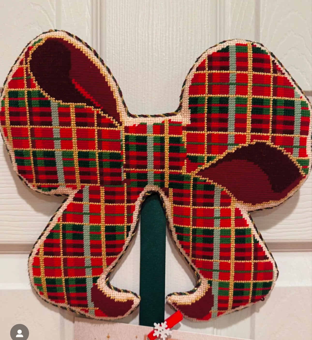 The Collection Plaid Bow