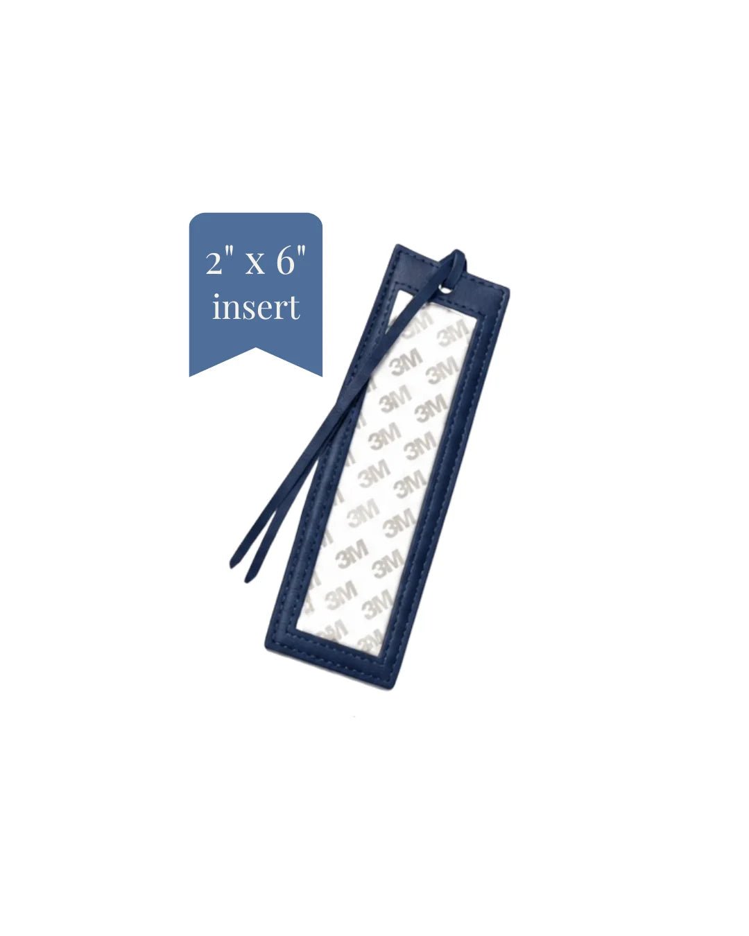 Needlepointers Anonymous Navy Bookmark