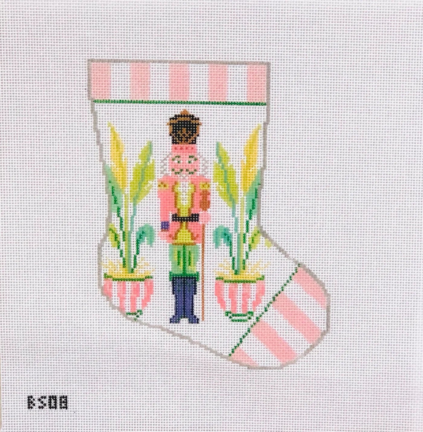 KCN BS08 Beverly Hills Nutcracker Ornament Sized Stocking