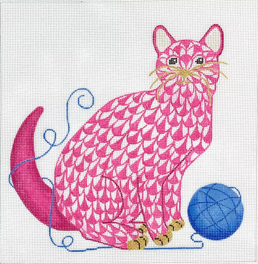 Kate Dickerson PL-513 Herend Fishnet Cat
