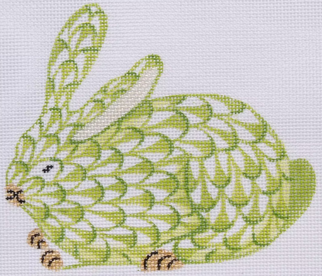 Kate Dickerson OM-149 Mini Herend Crouching Bunny