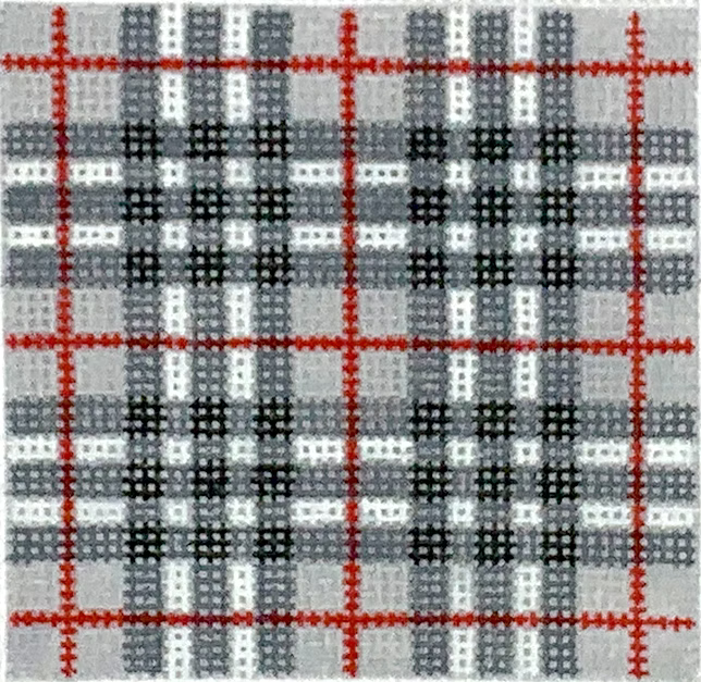 Kate Dickerson INSSQ3-26 3" Square Gentleman's Plaid