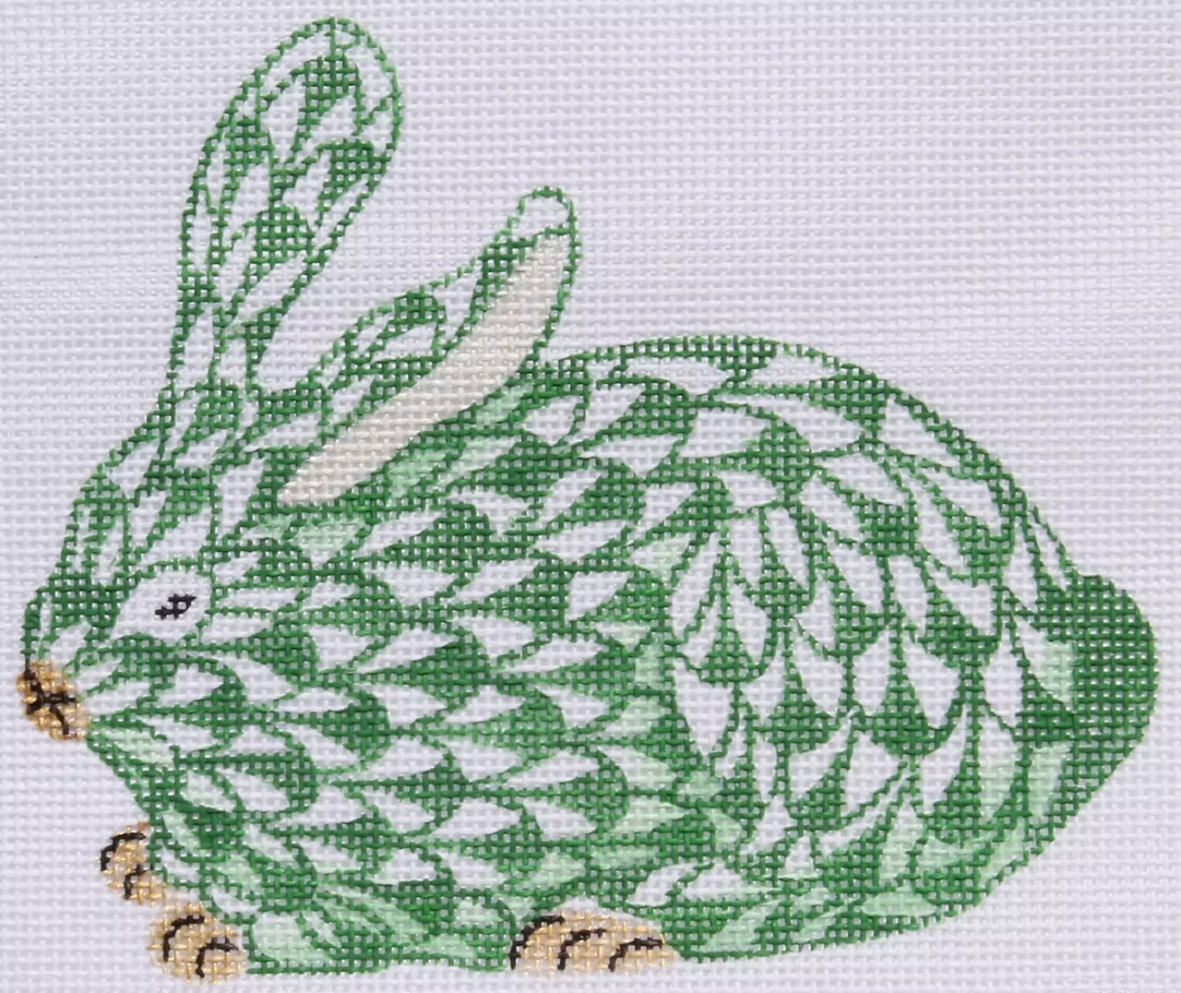Kate Dickerson OM-148 Mini Herend Crouching Bunny