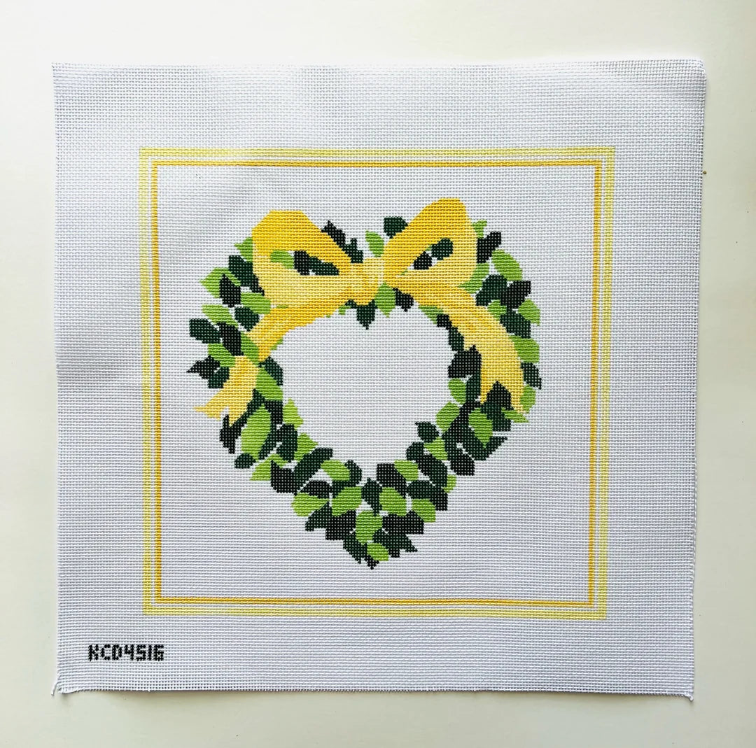 KCN KCD4516 Cream Wreath Pillow