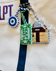 Minted Monogram Acrylic NDLPT KeyChain