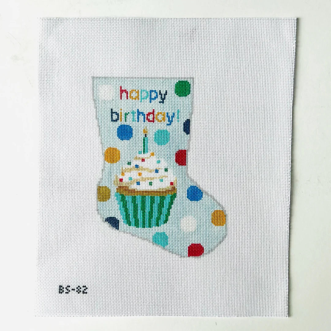 KCN BS82 Happy Birthday Ornament Size Stocking