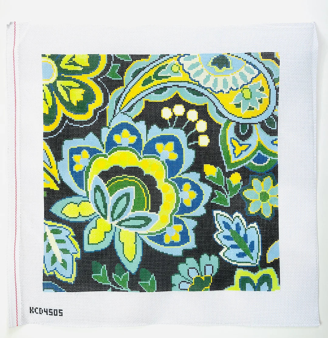 KCN KCD4505 Paisley Floral Blue