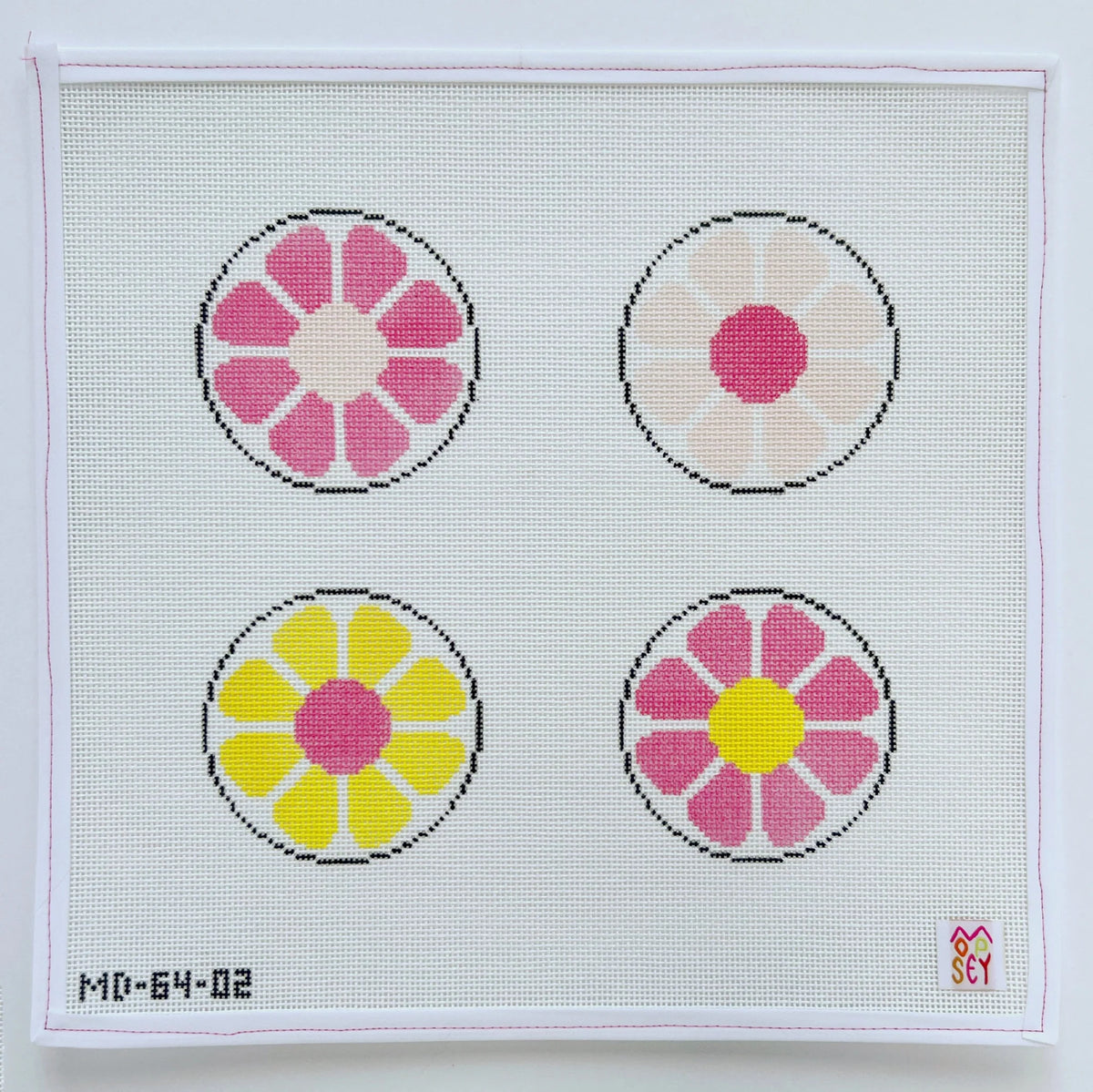 Mopsey Designs Mod Floral Coasters MD-64.02
