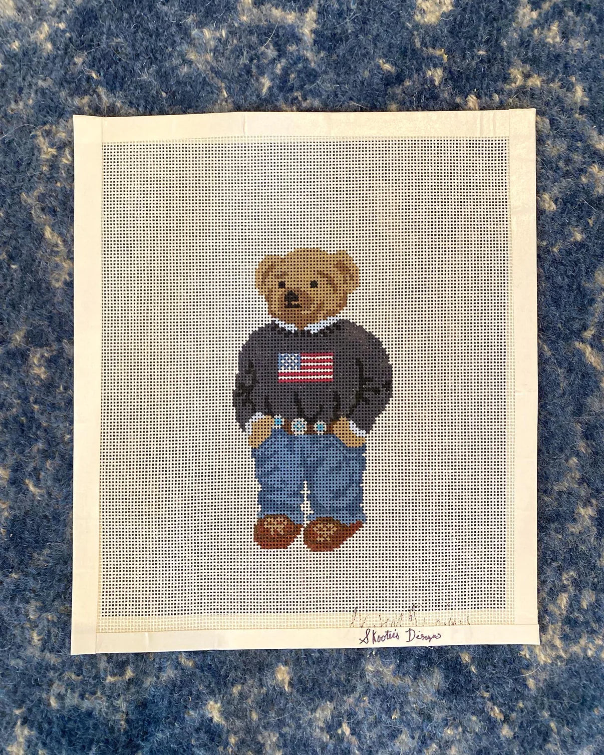 Skooter&#39;s Designs SKD-01 Flag Sweater Bear