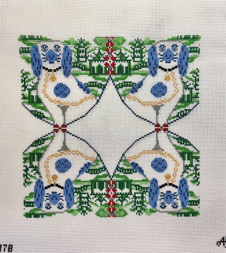 Brenda's Needlepoint Studio: Stitching In The Well and Framer's